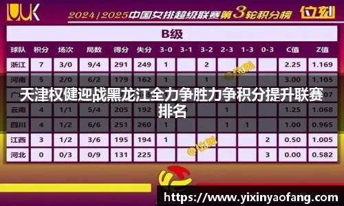 天津权健迎战黑龙江全力争胜力争积分提升联赛排名